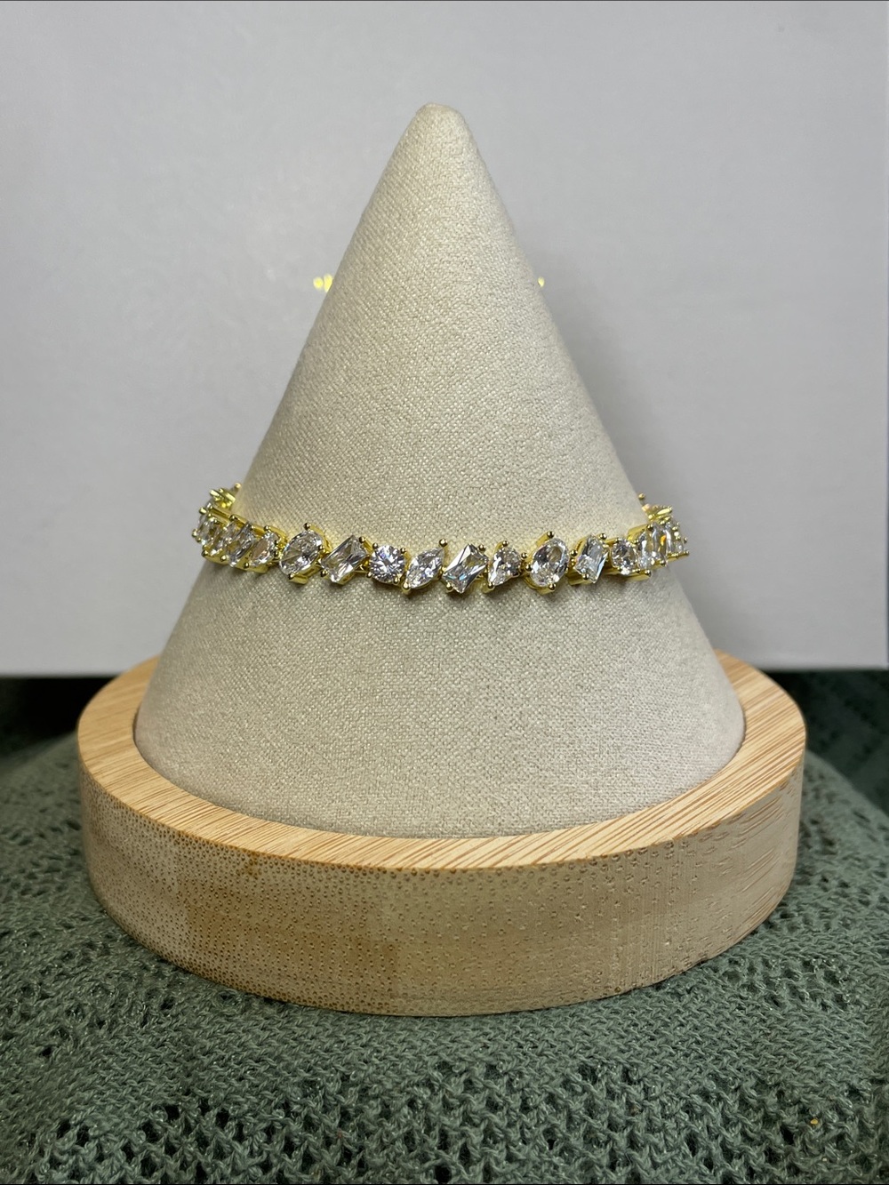 Freida Rothman Brass Base CZ Soft Bracelet NEW - Picture 2 of 8